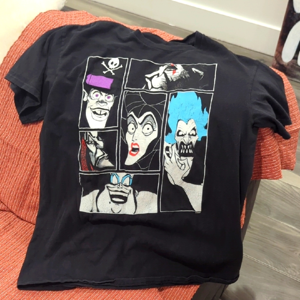 Disney Villains Graphic T-Shirt - Black